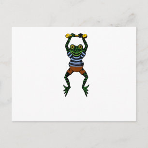 Frog Hangout Postkarte
