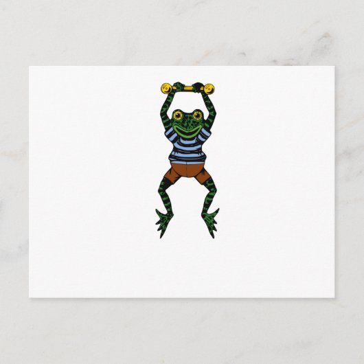 Frog Hangout Postkarte (Vorderseite)