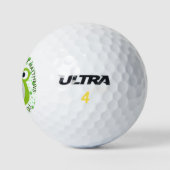 Frog Happy 1. Väter Tag Golf Balls Golfball (Logo)