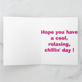 FROG "HAPPY BIRTHDAY" KARTE (Innenseite)