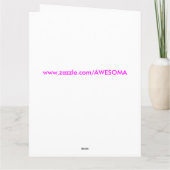 FROG "HAPPY BIRTHDAY" KARTE (Rückseite)