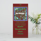 Frog hat diese Valentinkarte gemacht (Stehend Vorderseite)