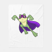 Frog Hero Fleecedecke (Vorderseite)