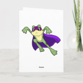 Frog Hero Karte (Rückseite)