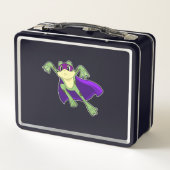 Frog Hero Metall Brotdose (Rückseite)