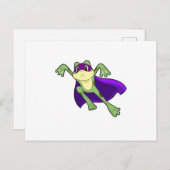 Frog Hero Postkarte (Vorne/Hinten)