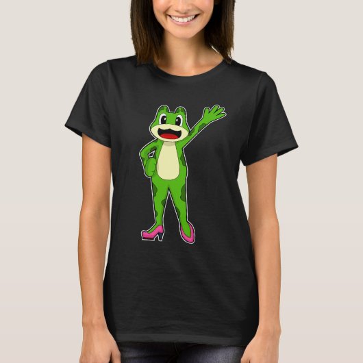 Frog High Heels T-Shirt (Vorderseite)
