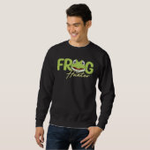 Frog Hunter Amphibian Frog Catcher Tadpole Toad Sweatshirt (Vorne ganz)