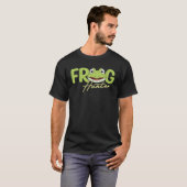 Frog Hunter Amphibian Frog Catcher Tadpole Toad T-Shirt (Vorne ganz)
