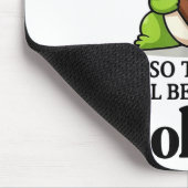 Frog I Slept Like So Today I Will Be Choosing Viol Mousepad (Ecke)