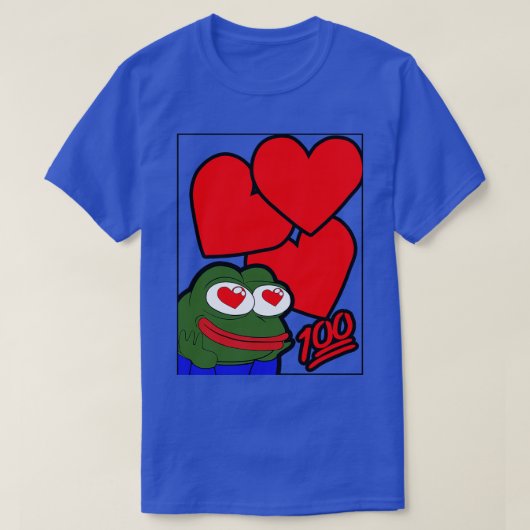 FROG IN 100 LUV AUFNEHMEN T-Shirt (Design vorne)
