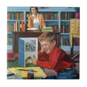 Frog in der Bibliothek Fliese (Vorderseite)