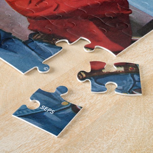 Frog in der Bibliothek Puzzle (Seite)