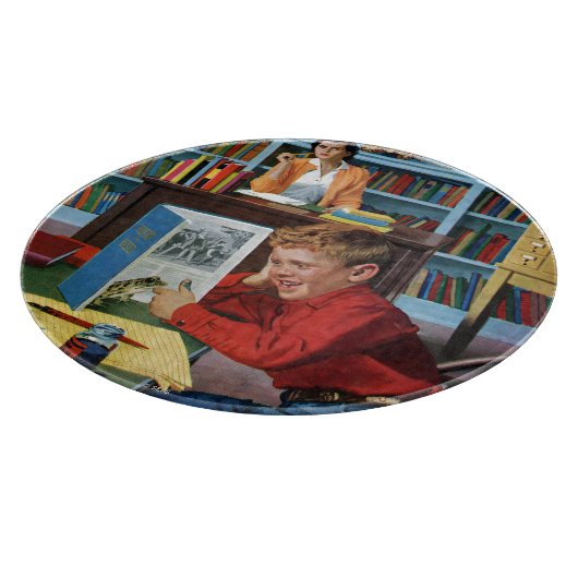 Frog in der Bibliothek Schneidebrett (Ecke)