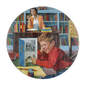 Frog in der Bibliothek Schneidebrett (Vorderseite)