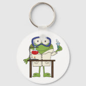 Frog in the Science Lab Schlüsselanhänger (Vorderseite)