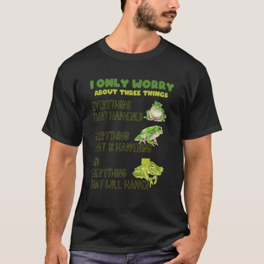 Frog Inspirational Quote Love Frog T-Shirt (Vorderseite)