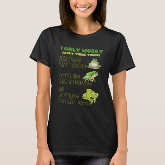 Frog  Inspirational Quote Love Frog T-Shirt (Vorderseite)