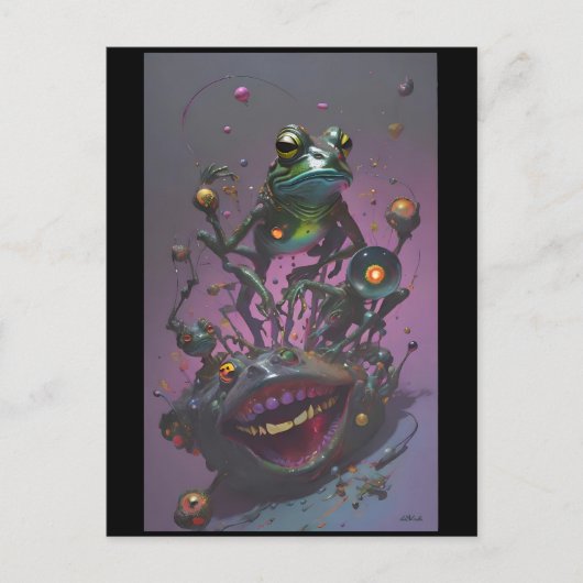 Frog It All II  Postkarte (Vorderseite)