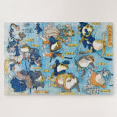 Frog Kabuki Schauspieler, Kuniyoshi, Ukiyo-e Puzzle (Horizontal)