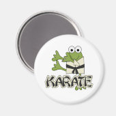 Frog Karate Tshirts und Geschenke Magnet (Vorderseite/Rückseite)