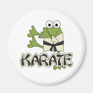 Frog Karate Tshirts und Geschenke Magnet