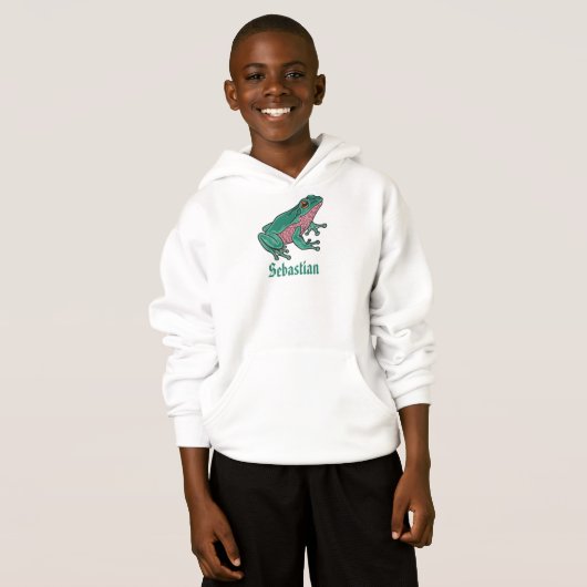 Frog Kids customizable Hoodie (Vorne ganz)