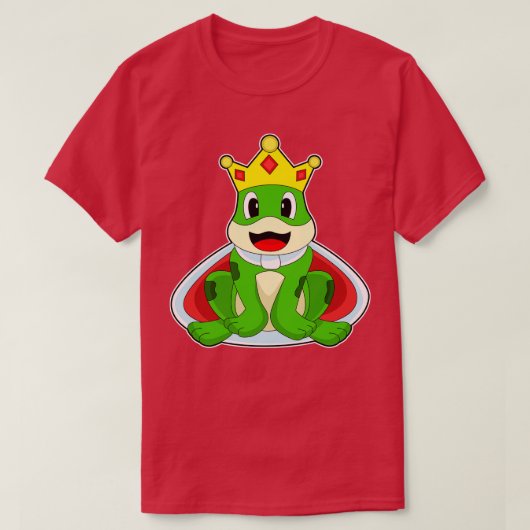 Frog King Crown 2 T-Shirt (Design vorne)