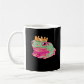 Frog King Funky Meme Classic Style Kaffeetasse (Links)