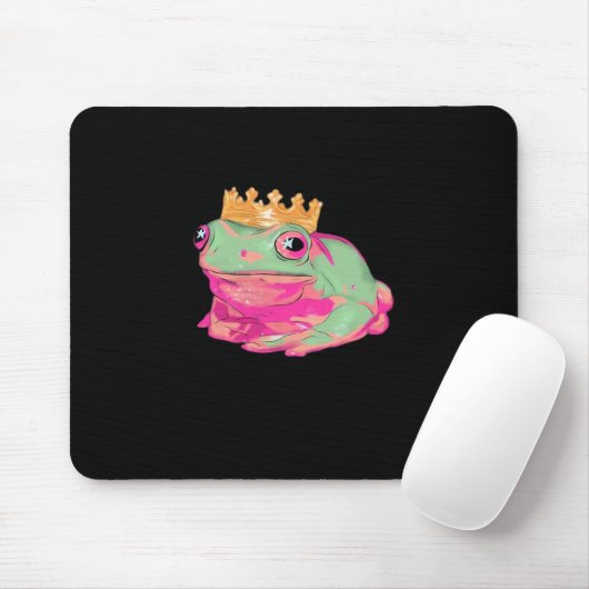 Frog King Funky Meme Classic Style Mousepad (Mit Mouse)