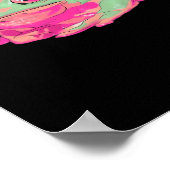 Frog King Funky Meme Classic Style Poster (Ecke)