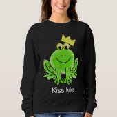Frog Kiss Me Sweatshirt (Vorderseite)