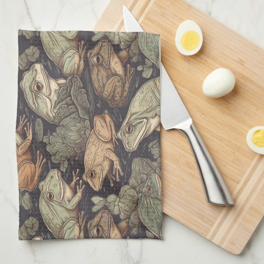 Frog Küchentücher (Viertel Falte)