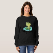 Frog Lady Frogs Sweatshirt (Vorne ganz)