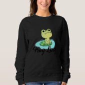 Frog Lady Frogs Sweatshirt (Vorderseite)