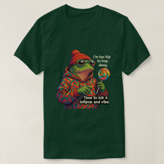 Frog licking a lollypop T-Shirt