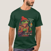 Frog licking a lollypop T-Shirt (Vorderseite)