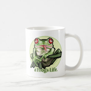 frog_life_zazzle1, frog_life_zazzle2 kaffeetasse