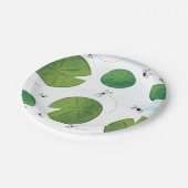 Frog Lilly Pad Birthday Paper Tellers Pappteller (Schrägansicht)