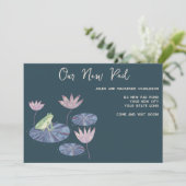 Frog Lily Pad Änderung der Ankündigung (Stehend Vorderseite)