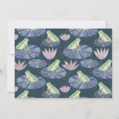 Frog Lily Pad Änderung der Ankündigung (Rückseite)