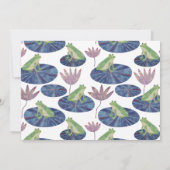 Frog Lily Pad Änderung der Ankündigung (Rückseite)