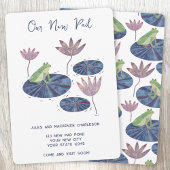 Frog Lily Pad Änderung der Ankündigung