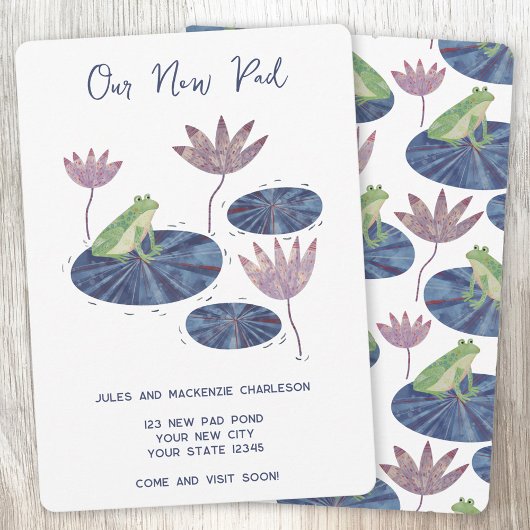 Frog Lily Pad Änderung der Ankündigung