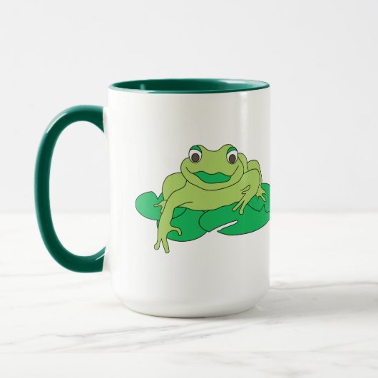 Frog Lily Pad Tasse (Links)