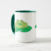 Frog Lily Pad Tasse (Vorderseite Links)
