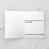 Frog Line Card Sprichwort danke ... - Individuell  (Innenseite)