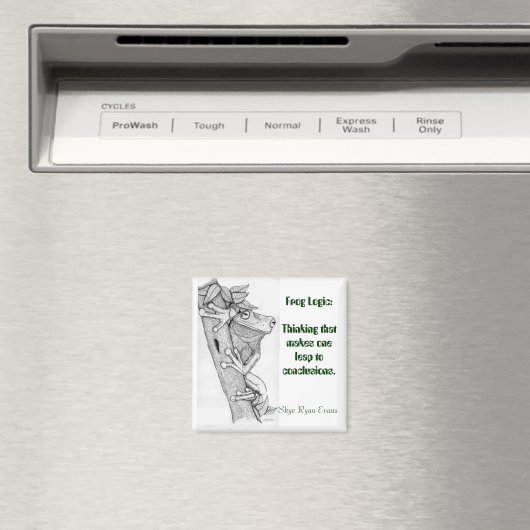 FROG LOGIC Fun Frog Magnet (In Situ (Geschirrspüler))