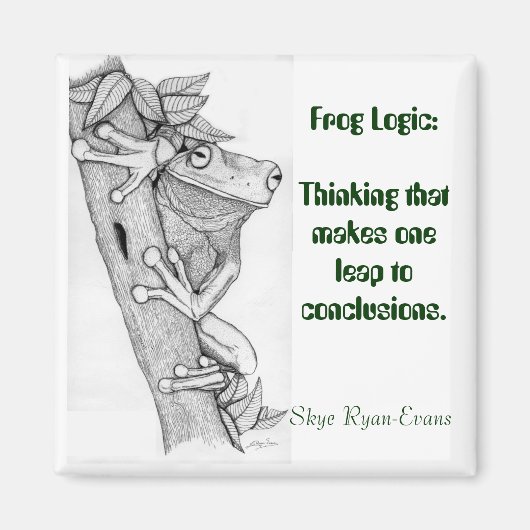 FROG LOGIC Fun Frog Magnet (Vorne)
