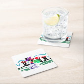 Frog love  rechteckiger pappuntersetzer (Vor Ort)